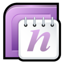 Microsoft Office 2007 OneNote Icon 128x128 png